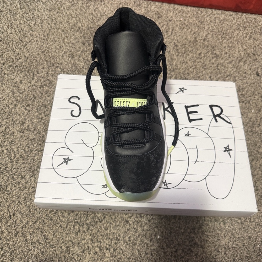 Jordan Kids Sneakers - Black and White Design